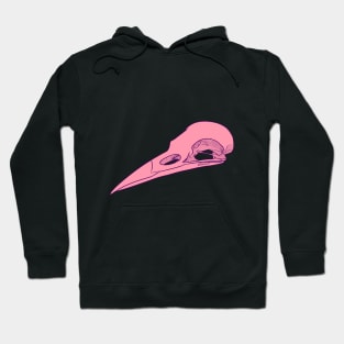 Pink Skull Raven Hoodie